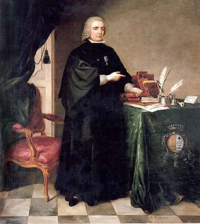 Portrait of Pedro Rodreguez de Campomanes